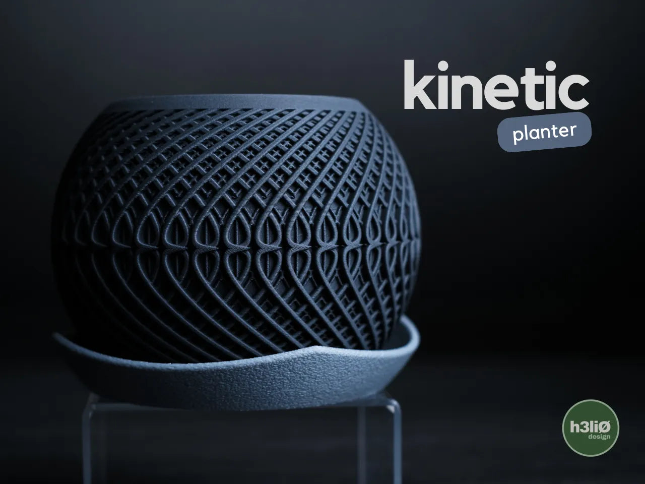 Kinetik Tasarımlı Dekoratif Saksı