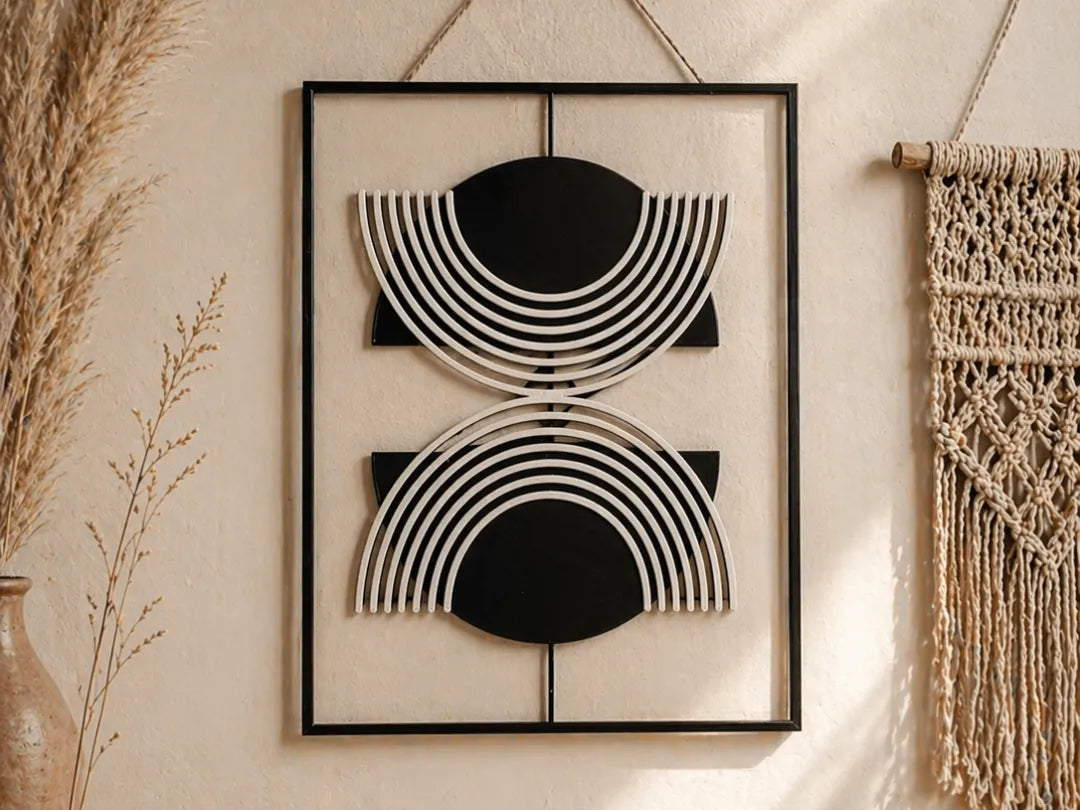 Boho Scandi Salon Duvar Dekoru