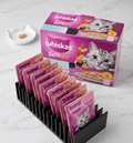 Kedi Mama Paketi Düzenleyici Stand ve Mama Sıkacağı